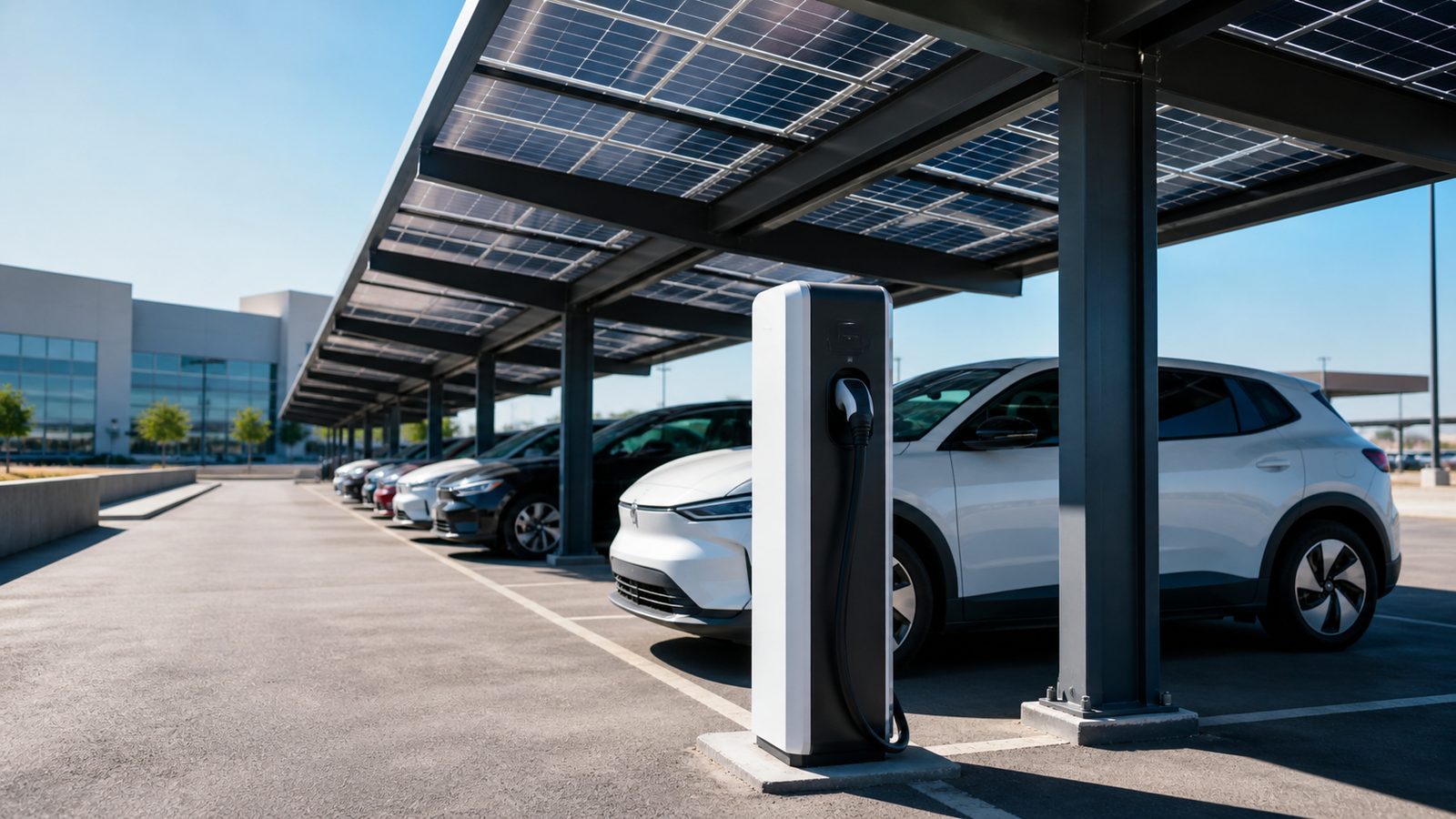 Solar Carports and EV Charging: Powering Your Fleet From the Roof