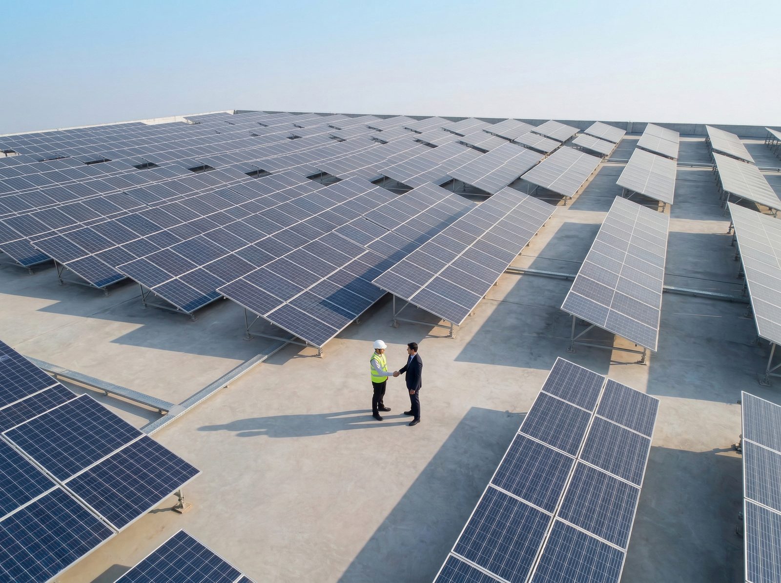 Solar panel array installed by Ray2Volt Solar